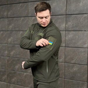 Фото - Куртка з липучками від Pobedov Shadow кольору хакі - Men box