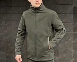 Фото - Повседневная куртка Pobedov Shadow цвета хаки - Men box