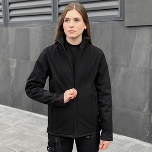 Фото - Однотонна куртка бренду Pobedov Shadow чорного кольору - Men box