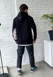 Фото - Двоколірне чоловіче худі Staff light & black logo - Men box