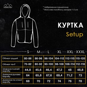 Фото - Чорно-сіра чоловіча куртка від Pobedov Setup - Men box