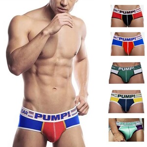 Фото - Набор мужских хлопковых трусов брифов Pump, 5 шт. - Men box