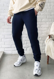 Фото - Спортивные штаны темно-синего цвета Staff navy zip - Men box