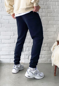 Фото - Спортивные штаны темно-синего цвета Staff navy zip - Men box