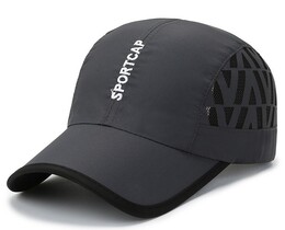 Фото - Бейсболка в сірому кольорі Narason з вишитим лого Sport - Men box