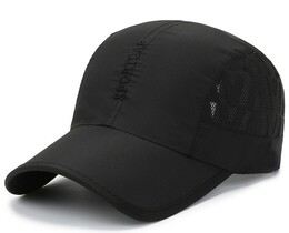 Фото - Однотонна чорна бейсболка Narason з вишивкою Sport - Men box