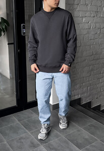 Фото - Повсякденний сірий світшот Staff gray basic - Men box