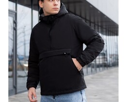 Фото - Чоловіча куртка анорак Staff lu black - Men box