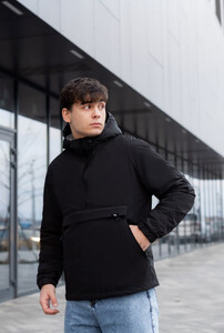 Фото - Чоловіча куртка анорак Staff lu black - Men box