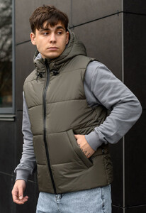 Фото - Жилетка демисезонная цвета хаки Staff to dark khaki - Men box