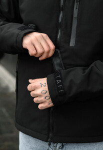 Фото - Базовая демисезонная куртка Staff soft shell ber black - Men box