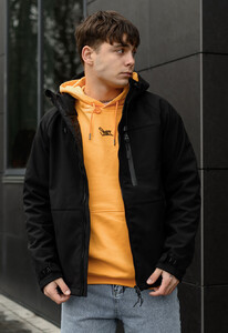 Фото - Базовая демисезонная куртка Staff soft shell ber black - Men box