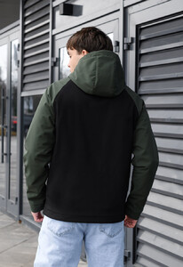Фото - Двухцветная мужская куртка Staff soft shell re black & khaki - Men box