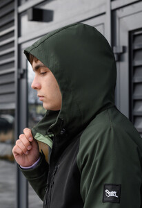 Фото - Двухцветная мужская куртка Staff soft shell re black & khaki - Men box