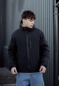 Фото - Однотонна чорна куртка Staff vuso black - Men box