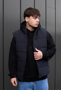 Фото - Демісезонна базова жилетка Staff cli black - Men box