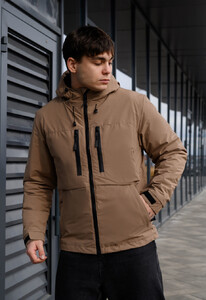 Фото - Коричнева демісезонна куртка Staff ba brown - Men box