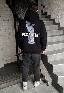 Фото - Черное худи для мужчин Staff essential oversize - Men box