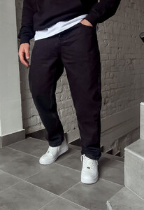 Фото - Повседневные черные джинсы Staff 15 black regular - Men box