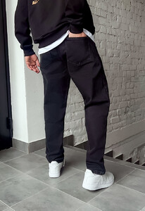 Фото - Повседневные черные джинсы Staff 15 black regular - Men box