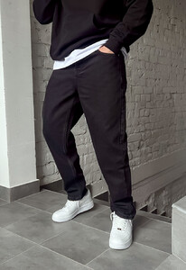 Фото - Повседневные черные джинсы Staff 15 black regular - Men box