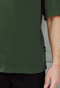 Фото - Чоловіча футболка кольору хакі Staff khaki basic oversize - Men box