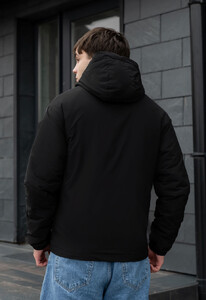 Фото - Базовая черная демисезонная куртка Staff wp black - Men box