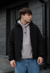 Фото - Базовая черная демисезонная куртка Staff wp black - Men box