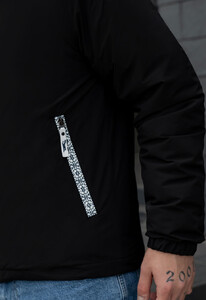 Фото - Базовая черная демисезонная куртка Staff wp black - Men box