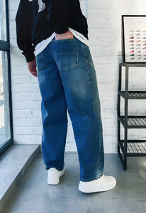Фото - Вільні чоловічі джинси Staff blue regular baggy - Men box