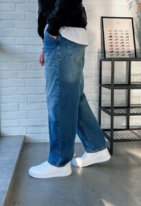 Фото - Вільні чоловічі джинси Staff blue regular baggy - Men box