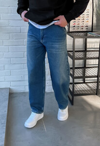 Фото - Вільні чоловічі джинси Staff blue regular baggy - Men box