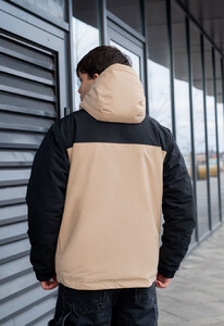 Фото - Черно-бежевая демисезонная куртка Staff tul beige & black - Men box