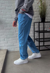 Фото - Блакитні універсальні джинси Staff blue regular - Men box