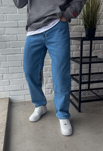 Фото - Блакитні універсальні джинси Staff blue regular - Men box