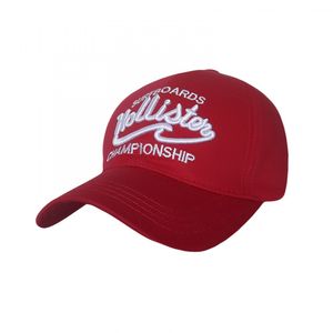 Фото - Дитяча бейсболка Sport Line червона з лого Hollister - Men box