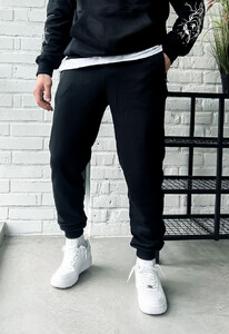 Фото - Черные хлопковые спортивные штаны Staff ho black - Men box