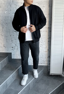 Фото - Чоловіча оверсайз олімпійка Staff pa black oversize - Men box