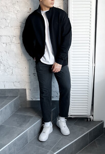 Фото - Чоловіча оверсайз олімпійка Staff pa black oversize - Men box