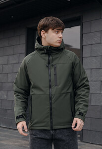 Фото - Мужская демисезонная куртка Staff soft shell ber khaki - Men box