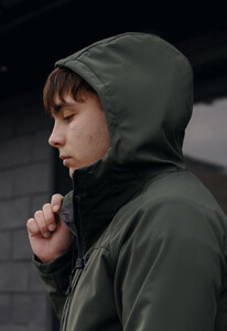 Фото - Мужская демисезонная куртка Staff soft shell ber khaki - Men box