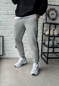 Фото - Серые спортивки с лампасами Staff lampas gray melange - Men box