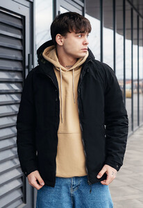 Фото - Базовая демисезонная куртка Staff dar black - Men box
