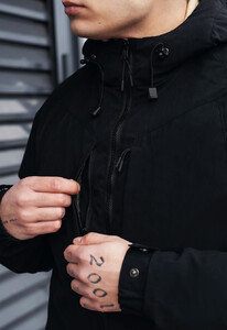 Фото - Базовая демисезонная куртка Staff dar black - Men box