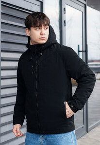 Фото - Базовая демисезонная куртка Staff dar black - Men box