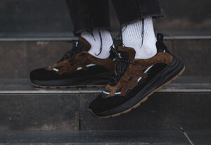 Фото - Коричневые кроссовки Staff black & brown reflective - Men box