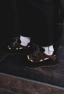 Фото - Коричневые кроссовки Staff black & brown reflective - Men box