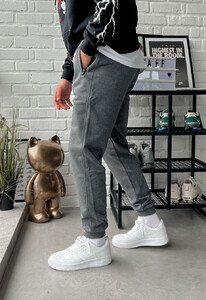 Фото - Спортивні штани кольору графіт Staff ho graphite - Men box