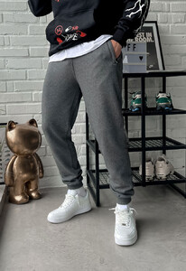 Фото - Спортивні штани кольору графіт Staff ho graphite - Men box