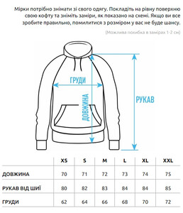 Фото - Блакитне оверсайз худі Staff goat oversize - Men box